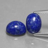8mm x 6mm Lapis Lazuli 3ct Oval Cabochon in Royal Blue