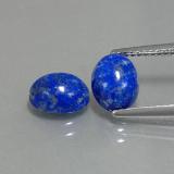 8x6 Lapis Lazuli 3ct Oval Cabochon in Royal Blue
