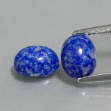 8x6 Lapis Lazuli 3ct Oval Cabochon in Royal Blue