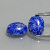 8mm x 6 Lapis Lazuli 2.5ct Oval Cabochon in Royal Blue