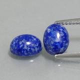 8x6.5mm Lapis Lazuli 3ct Oval Cabochon in Royal Blue