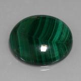 25 mm Round Cabochon Malachite 40ct