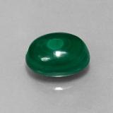3 ct Opaque Oval Cabochon Malachite 9.5x7.5mm