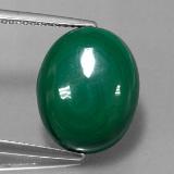 15mmx12mm Oval Cabochon Malachite 13ct