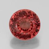 3 carat Rose Round Facet Malaya Garnet 8.5mm