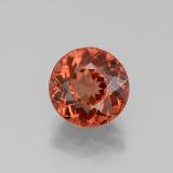 8 mm Malaya Garnet 2.5ct Round Facet in Orange