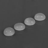 8.5x6.5 Moonstone 7ct Oval Cabochon in White