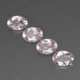 3 carat Light Pink Oval Facet Morganite 7mmx5mm