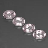 3 carat Light Pink Oval Facet Morganite 7x5mm