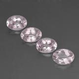 3 ct VVS Oval Facet Morganite 7mmx5mm