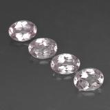 3 carat Light Pink Oval Facet Morganite 7x5mm
