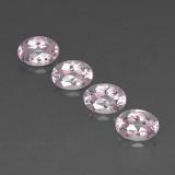 3 ct VVS Oval Facet Morganite 7mmx5mm