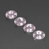7x5 Morganite 3ct Oval Facet in Light Pink