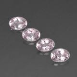 7x5mm Morganite 3ct Oval Facet in Light Pink