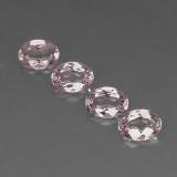 3 ct VVS Oval Facet Morganite 7mm x 5mm