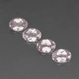 7mmx5mm Oval Facet Morganite 3ct