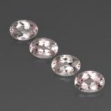 3 ct VVS Oval Facet Morganite 7x5mm