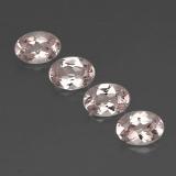 3 carat Light Pink Oval Facet Morganite 7mmx5mm