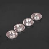 7mm x 5 Oval Facet Morganite 3ct