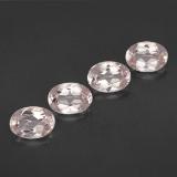 3 ct VVS Oval Facet Morganite 7mm x 5mm
