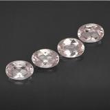 3 ct VVS Oval Facet Morganite 7mm x 5