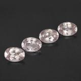 3 ct VVS Oval Facet Morganite 7mm x 5