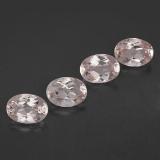3 ct VVS Oval Facet Morganite 7mm x 5mm