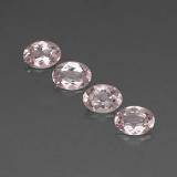 3 carat Light Pink Oval Facet Morganite 7mm x 5
