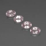 3 carat Light Pink Oval Facet Morganite 7x5mm