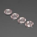 3 carat Light Pink Oval Facet Morganite 7mm x 5mm