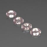 3 ct VVS Oval Facet Morganite 7mm x 5mm