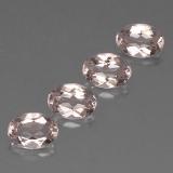 3 ct IF Oval Facet Morganite 7mm x 5