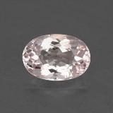 8.5mm x 6mm Morganite 1.5ct Oval Facet in Light Pink