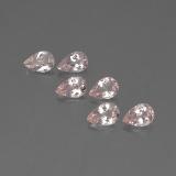 6x4mm Pear Facet Morganite 2ct
