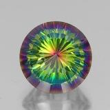 14mm Round Concave Cut Mystic Quartz 10ct
