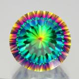 14mm Round Concave Cut Mystic Quartz 10ct