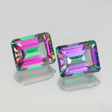 12 ct VVS-VS Octagon Facet Mystic Topaz 9mm x 7