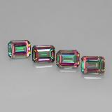 12 ct VVS-VS Octagon Facet Mystic Topaz 9mm x 7