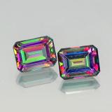 13 ct VVS-VS Octagon Facet Mystic Topaz 9x7mm