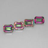 12 carat Top Rainbow Octagon Facet Mystic Topaz 9x7
