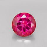 5 carat Orange Raspberry Round Facet Mystic Topaz 10mm