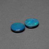1.5 ct Opaque Oval Cabochon Opal Doublet 8mmx6mm