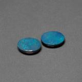 1.5 ct Opaque Oval Cabochon Opal Doublet 8mm x 6mm
