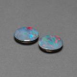 1.5 ct Opaque Oval Cabochon Opal Doublet 8mm x 6