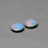 1 carat Multicolor Oval Cabochon Opal Doublet 7mm x 4.5mm