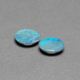 7mmx5mm Opal Doublet 0.9ct Oval Cabochon in Multicolor