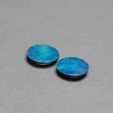 7x5mm Opal Doublet 1ct Oval Cabochon in Multicolor