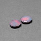7mm x 5 Opal Doublet 1ct Oval Cabochon in Multicolor