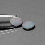 7mmx5mm Opal Doublet 1ct Oval Cabochon in Multicolor