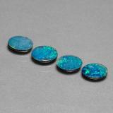 7mm x 5 Oval Cabochon Opal Doublet 2ct